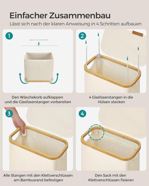 Actual product image Songmics Laundry basket (65 l)