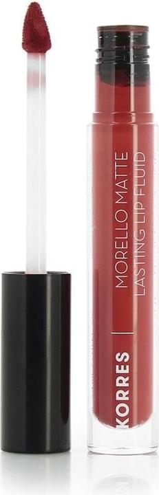 Image du produit Korres Gloss Morello Matte Lasting Lip Fluid # 58 Red Clay - 3.4 ml
