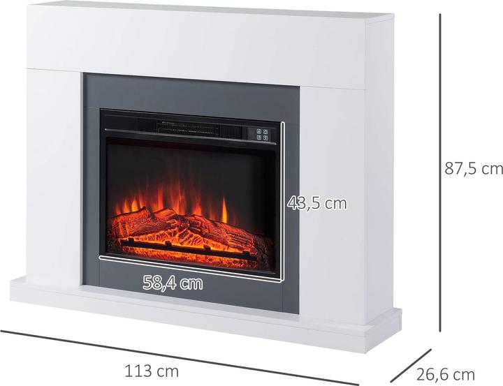 Actual product image Jamb Electric fireplace XXL up to 37m2