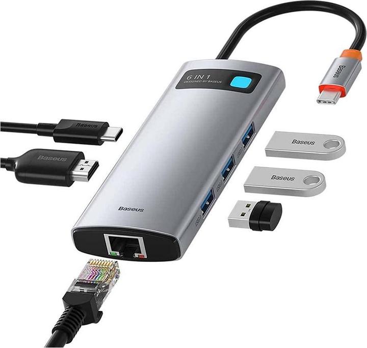 Produktbild Baseus Gleam Series 4-in-1 (USB-C, 1 Port)