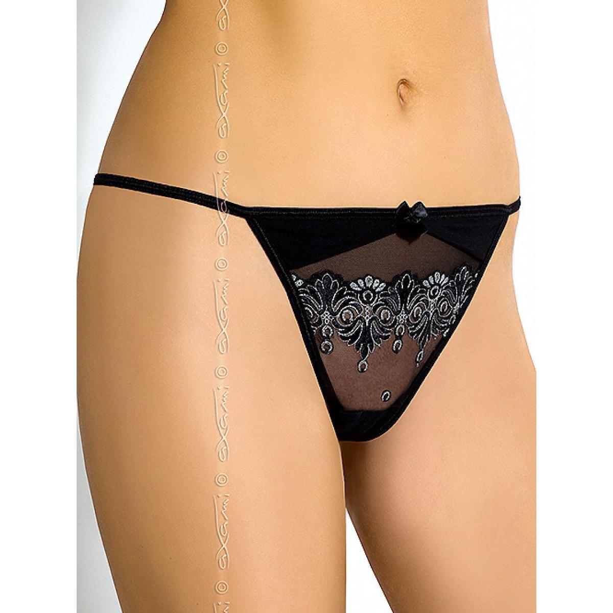 Axami, Damen, Unterhosen, Strings model 34435, Schwarz, (M)