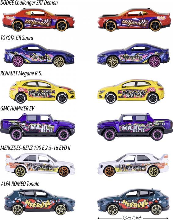 Actual product image Majorette Colour Changers, 6-sort.