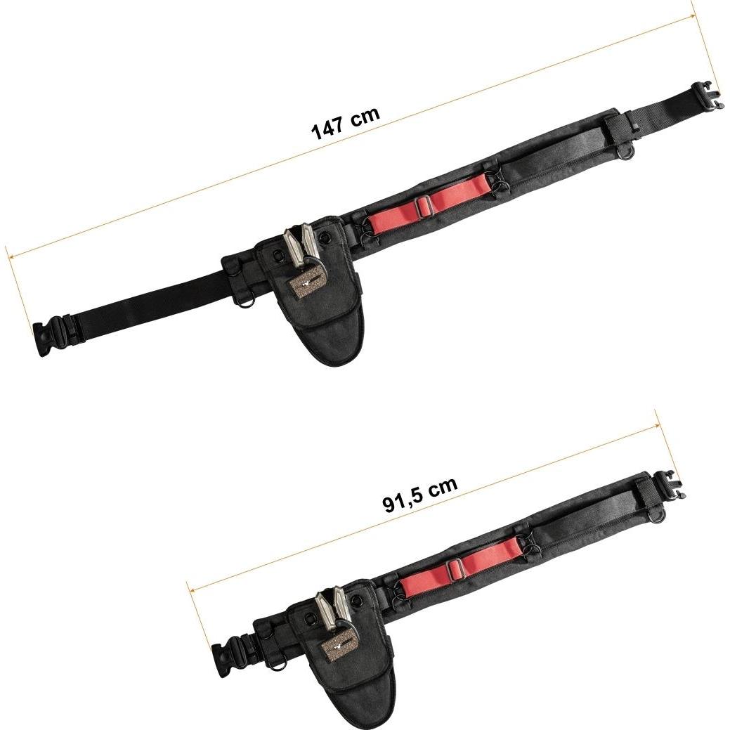 Thumbnail - Walimex pro Kamera Hüftgurt mit V-Dock Argus (Hüftgurt), Kameragurt, Silber, Rot, Schwarz