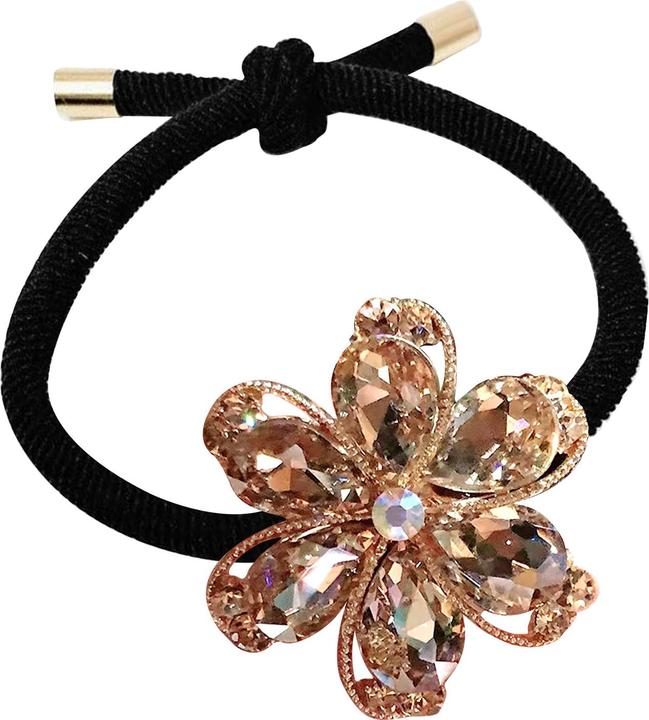 Immagine prodotto Avizar Glänzender Blumen-Haargummi (Elastico per capelli)