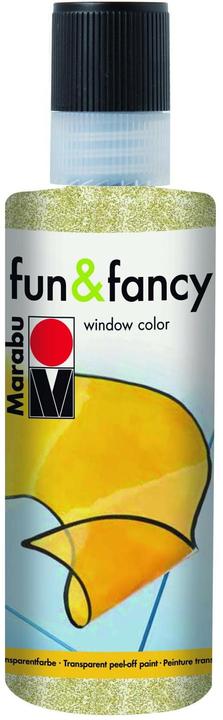 Produktbild Marabu Window Color Fun & Fancy (Glitter-Gold, 80 ml)