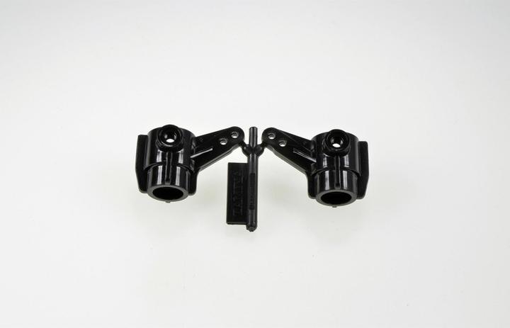 Actual product image Tamiya TA-01/DF-01 Steering knuckle (2) front black