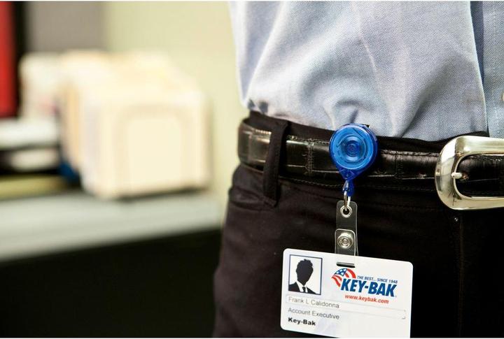 Actual product image Rieffel Key fob KB MBID BLUE