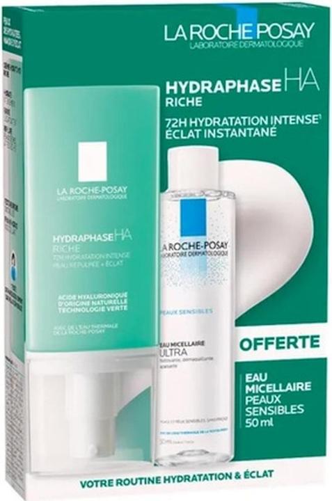 Actual product image La Roche Posay Hydraphase HA Rich with Micellar Water for Sensitive Skin (50 ml, Day cream)