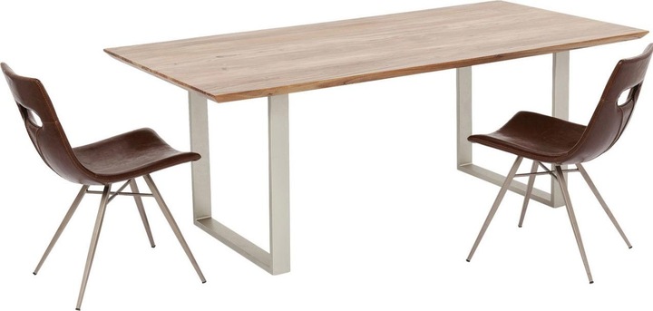 Produktbild Kare Design Tisch Symphony Silber 160x80cm