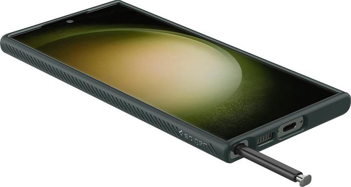 Productafbeelding Spigen Liquid Air hoesje voor S918B Samsung Galaxy S23 Ultra - afgrondgroen (Samsung Galaxy S23 Ultra)