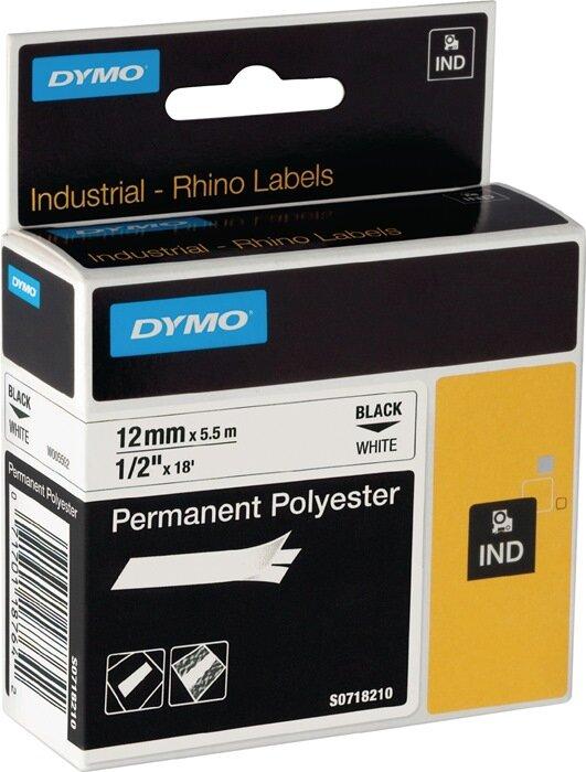 Produktbild Dymo Rhino ID2 Polyesterband 18764, weiss (1.20 cm, Weiss)