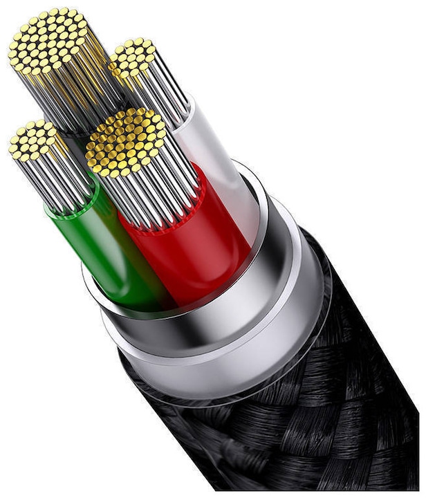 Actual product image Baseus 3 in 1 USB Ladekabel (0.60 m, USB 3.0)