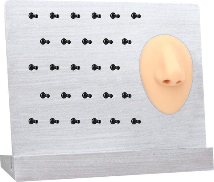 Immagine prodotto Star Piercing Display weiss Nase hell - Ring