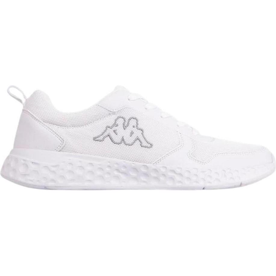 No Name, Herren, Sneaker, Kappa Folly OC Schuhe Weiss-Grau 243230OC 1014 43, Weiss, (43)