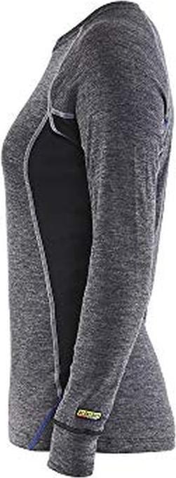 Actual product image Blakläder Ladies' vest WARM grey / black (XXL)