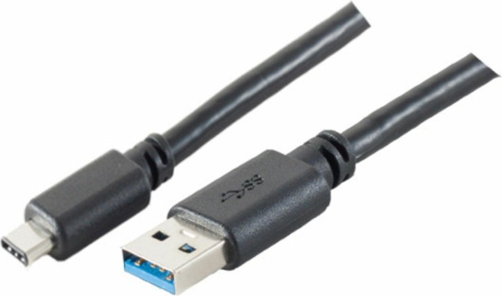 No Name USB3.1 C-A ST-ST 1.8m Black (1.80 m, USB 3.1)