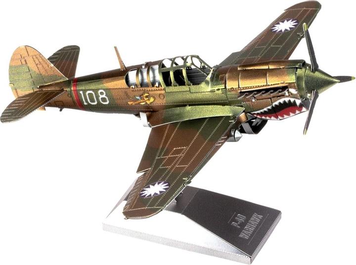 Actual product image Metal Earth P-40 Warhawk