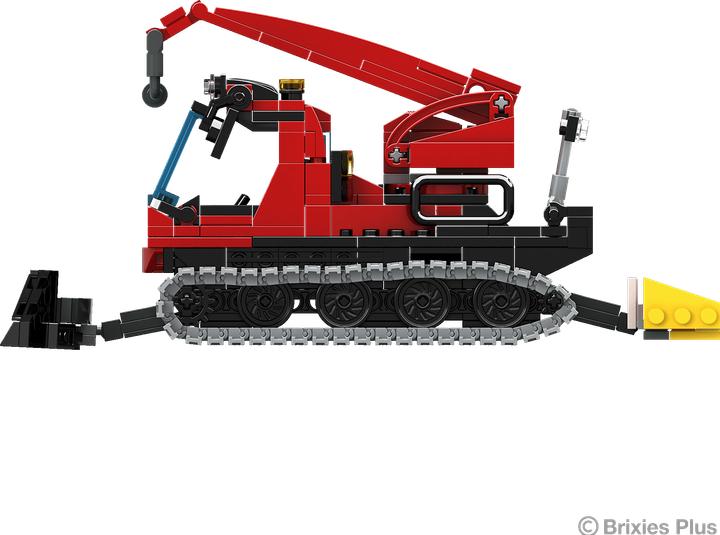 Actual product image Brixies PLUS snow caterpillar