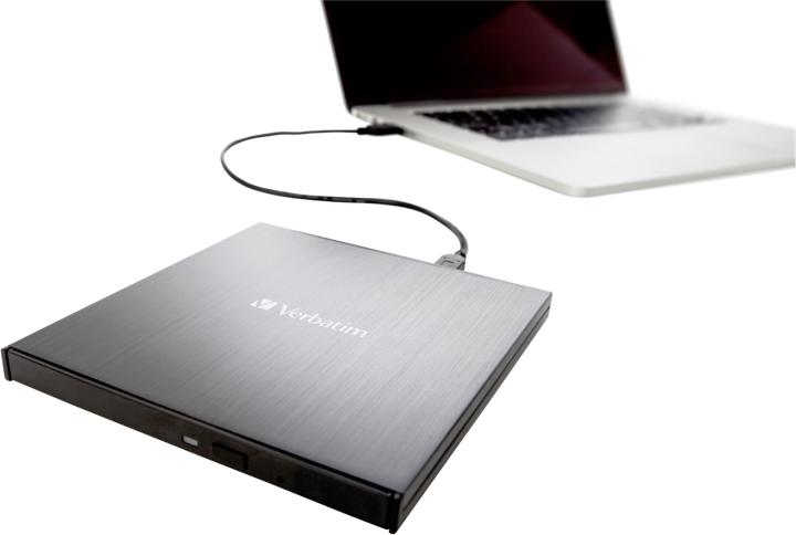 Actual product image Verbatim Simline CD / DVD ReWriter USB-C (DVD writer)