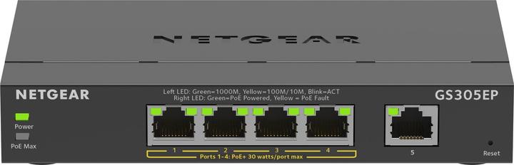 Productafbeelding Netgear GS305EP-100PES (5 Havens)