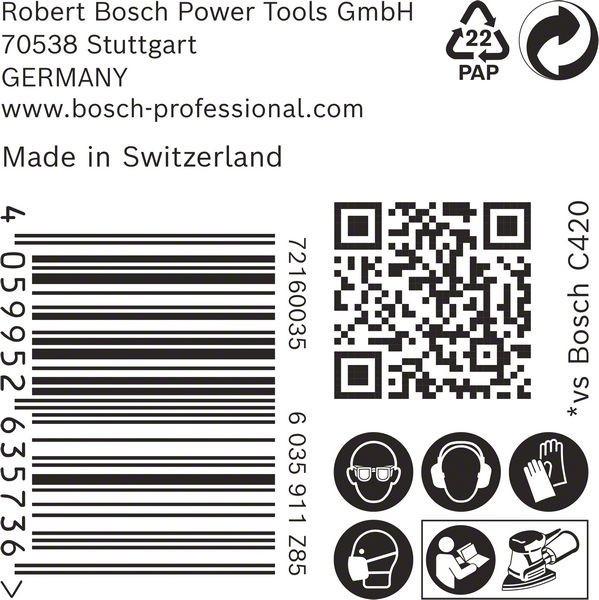 Produktbild Bosch Professional Zubehör EXPERT M480 Schleifnetz, 100 x 150 mm, G 80, 50 Stück (80)