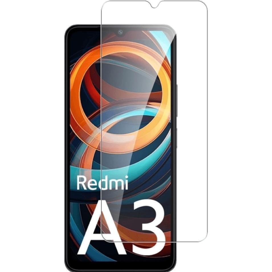 Screenguard Xiaomi Redmi A3 Panzerglas Schutzfolie Case Friendly Design (1 Stück, Xiaomi Redmi A3), Smartphone Schutzfol...