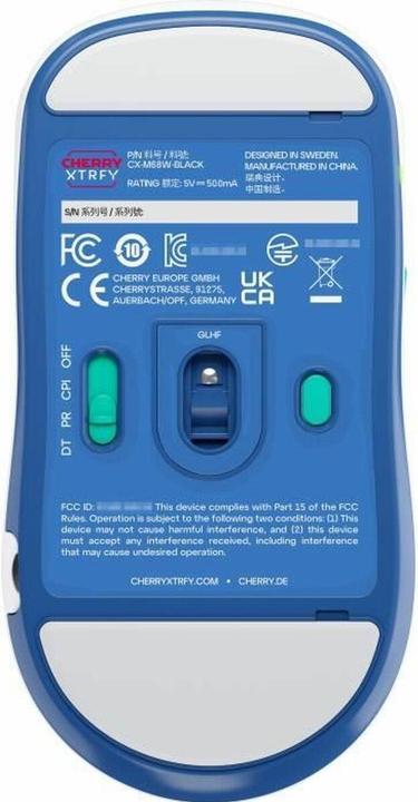 Produktbild CHERRY xtrfy M68 Wireless, White (Kabellos)