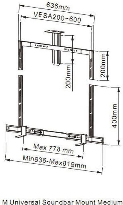 Immagine prodotto Multibrackets Soundbar M