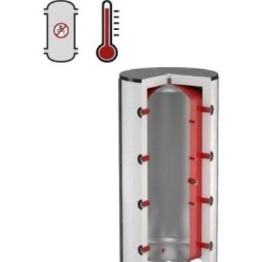 Flamco PS bufferbeholder 500L til centralvarme uden isolering, Heizkörper