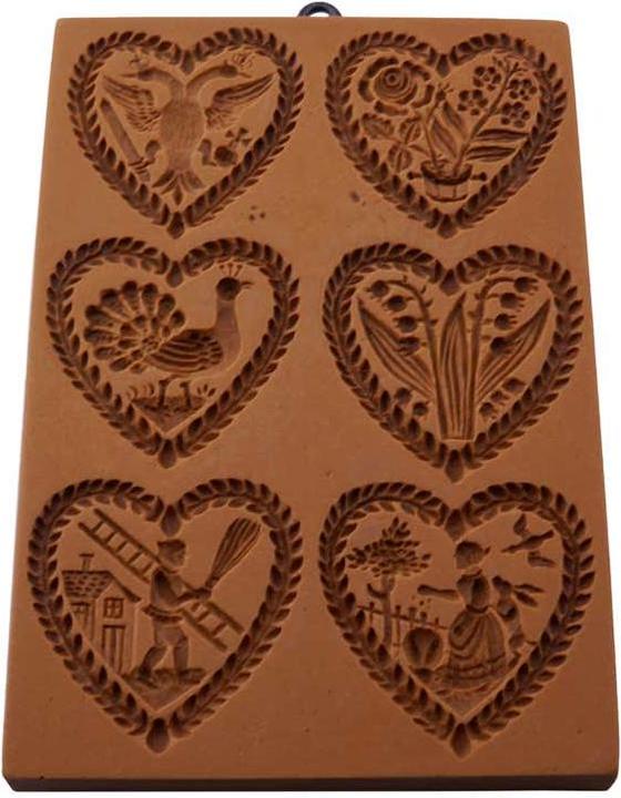 Actual product image Änis-Paradies Springerle Model Hearts