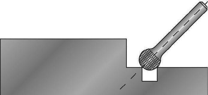 Produktbild Ruko HM Frässtift Form D Kugel (KUD