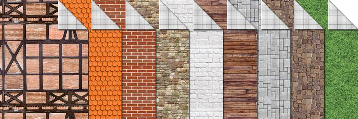 Actual product image Ursus Motif photo cardboard assortment "Model making", A4 (300 g/m², 1x)