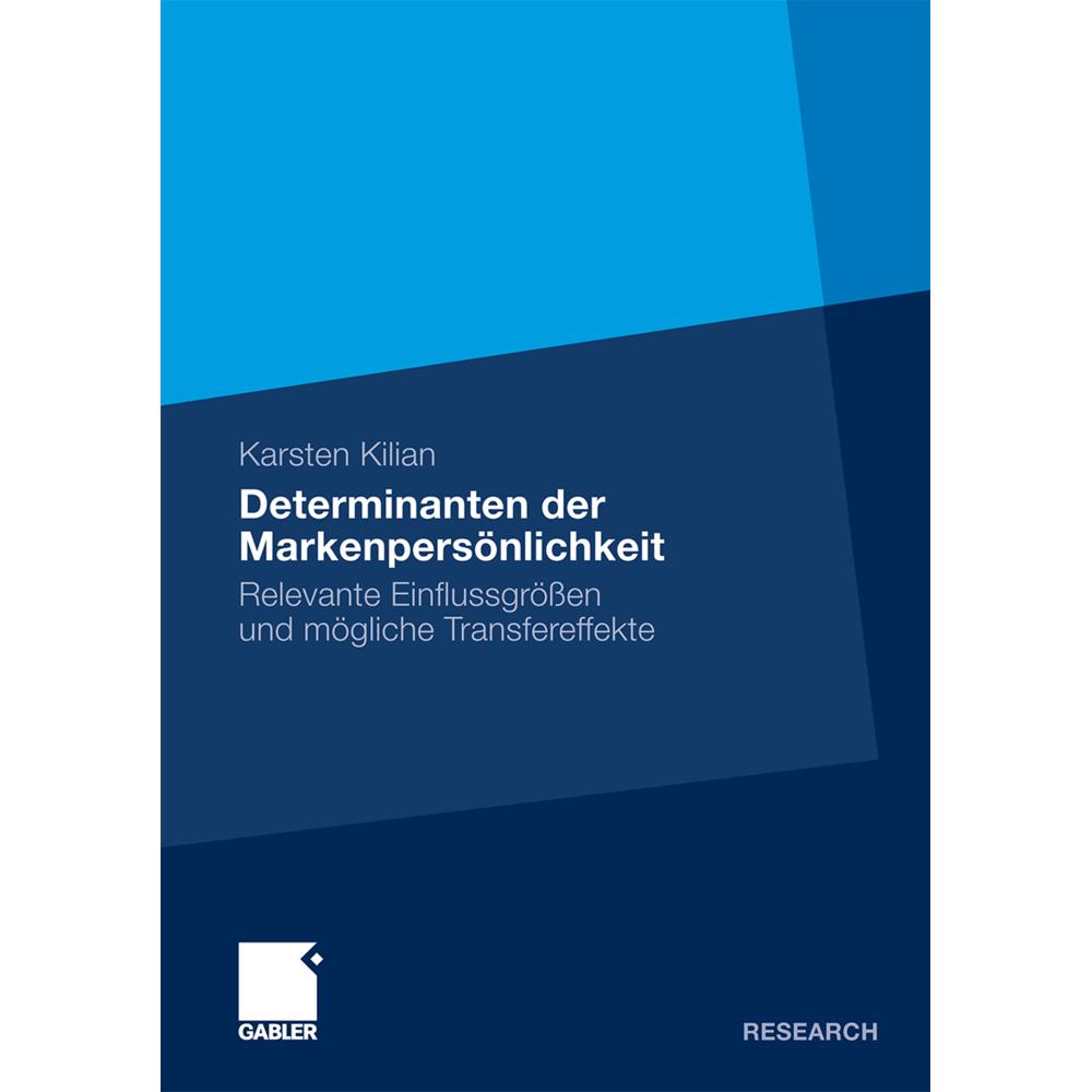 Determinanten der Markenpersönlichkeit, Fachbücher von Karsten Kilian