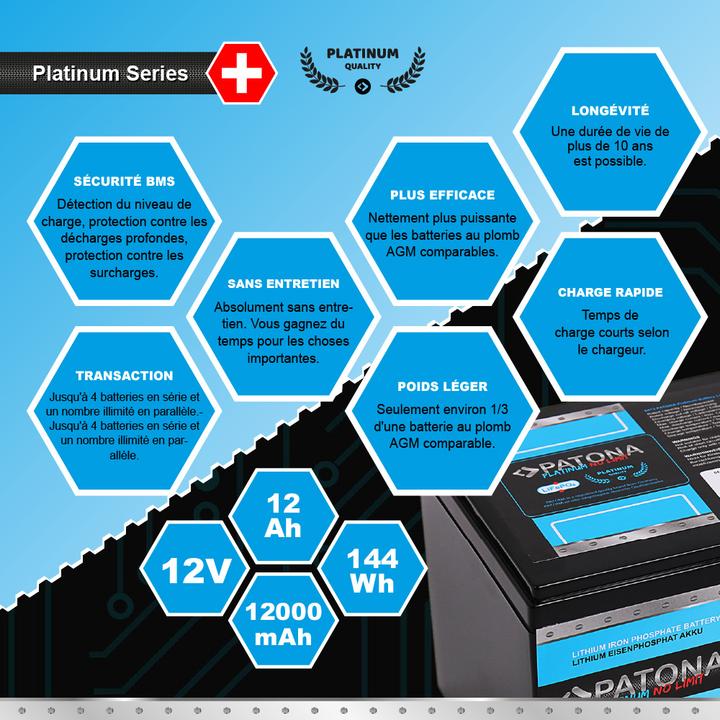 Produktbild Patona Platinum (12 V, 12 Ah)