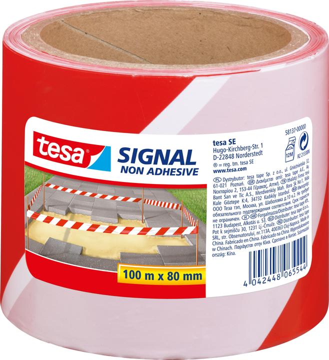 tesa Nastro barriera per segnali (80 mm)