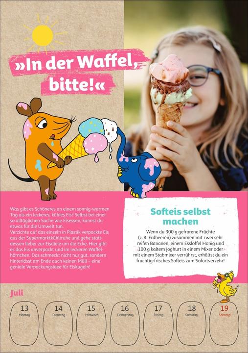 Image du produit Harenberg Schütze die Erde mit der Maus Wochenkalender 2026 (Couverture rigide, Allemand)