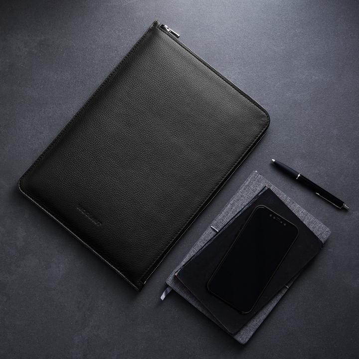 Immagine prodotto Woolnut Folio in pelle -suojatasku 13/14" MacBook, musta (Apple)