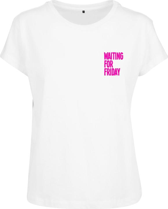 Actual product image Merchcode Ladies Waiting For Friday Box Tee (XS)