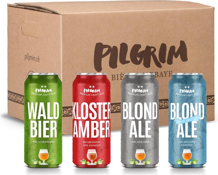 Produktbild Pilgrim Craftbier-Mix Dosen (12 x 50 cl)