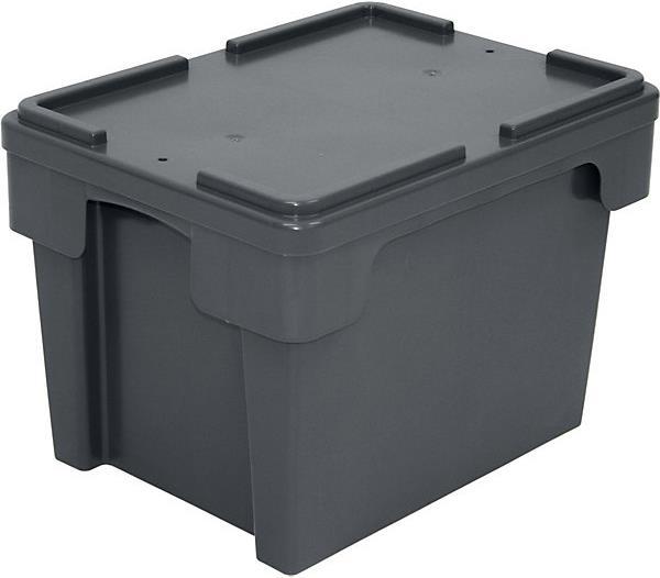 Actual product image kaiserkraft Rotating stacking containers made of HDPE