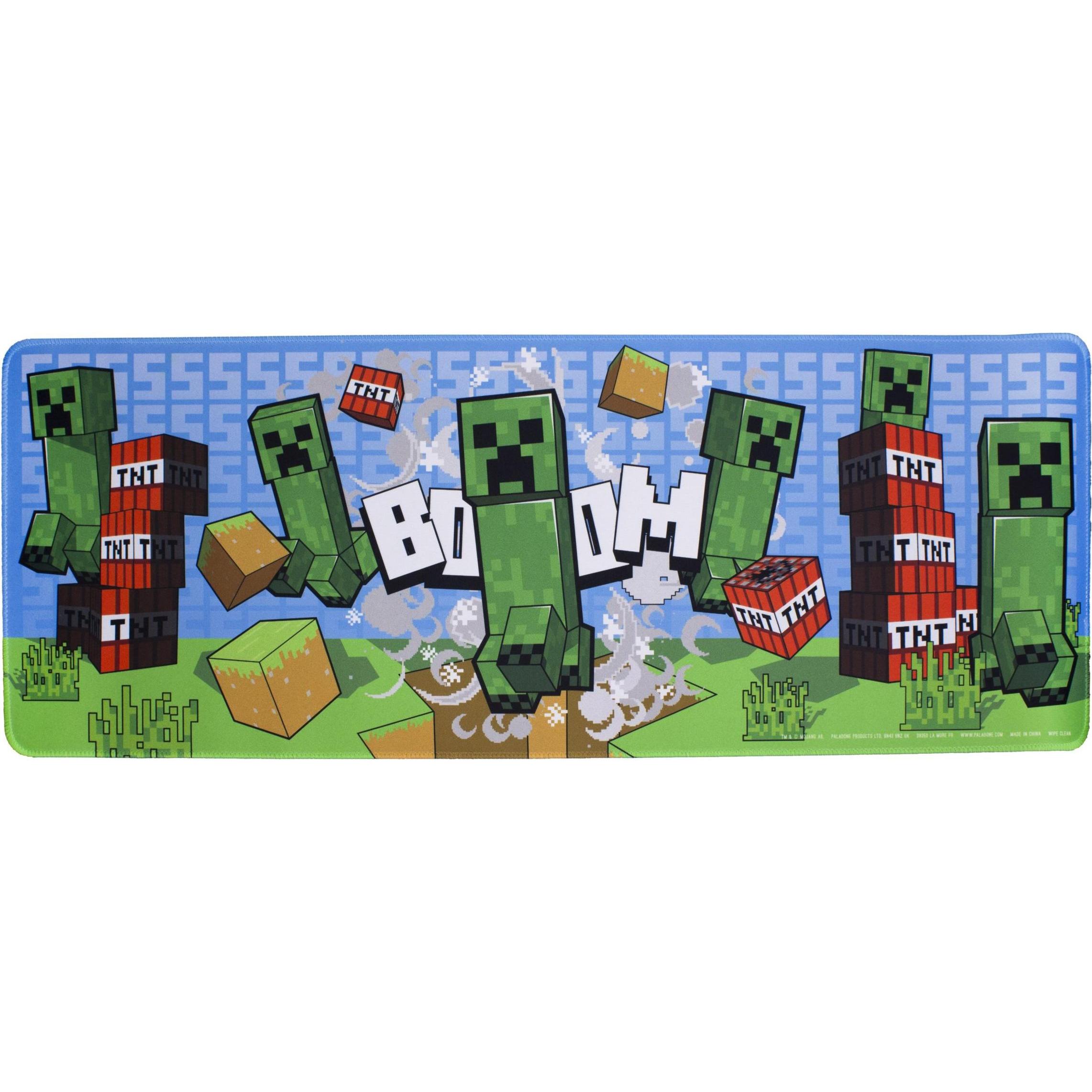Paladone Products Minecraft Creeper Desk Mat (XL), Mausmatte, Mehrfarbig