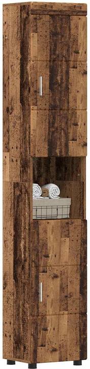 Actual product image vidaXL Badezimmerschrank (31.50 x 37 x 203 cm)