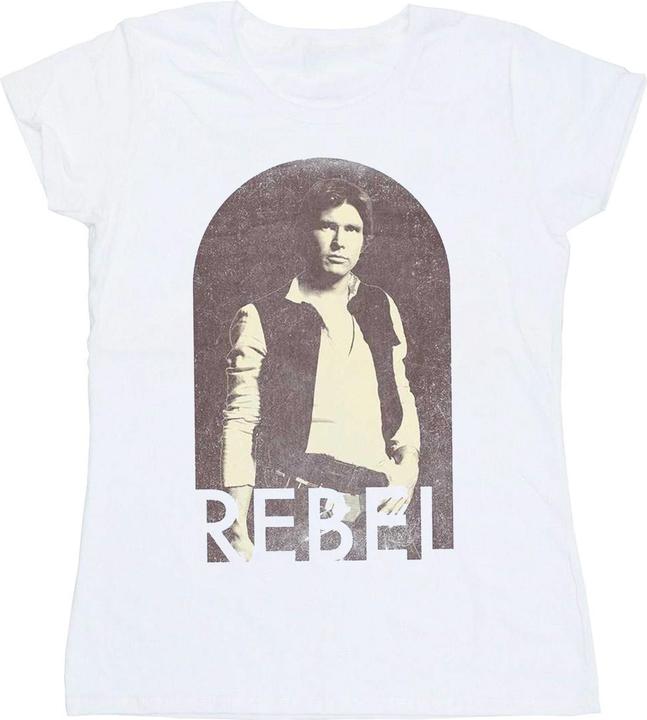 Immagine prodotto Star Wars Han Solo Rebel Maglietta Donna (XXL)