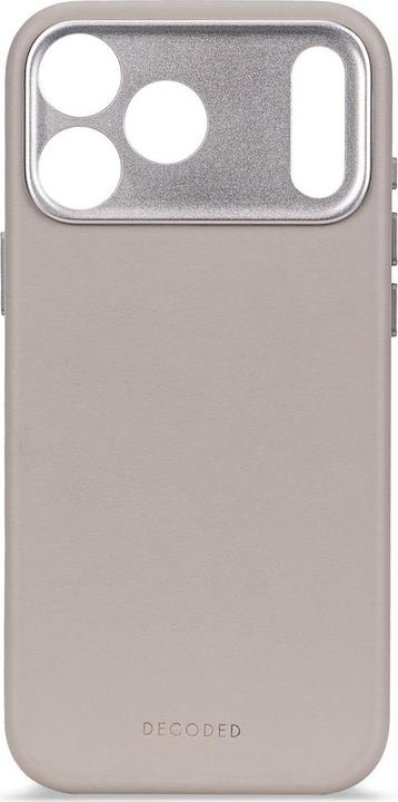 Actual product image Decoded Leather Backcover Apple iPhone 17 Pro Solid Clay (Apple iPhone 17 Pro)