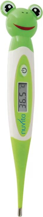 Actual product image Nuvita Digital Thermometer with Flexible Tip - Frog (Armpit, Mouth, Rectal)