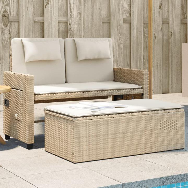 Image du produit vidaXL Ensemble salon de jardin 10 pièces avec coussins