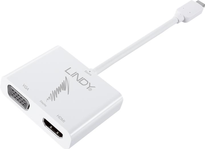 Image du produit Lindy USB 3.1 type C vers (HDMI, VGA, USB 3.1, 4.50 cm)