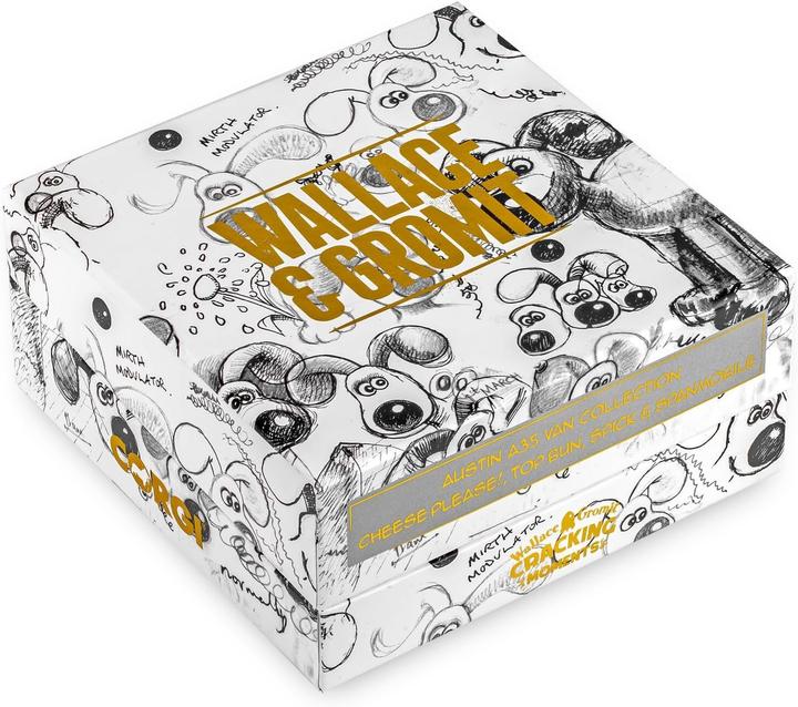 Produktbild Corgi Wallace & Gromit Austin A35 Van Collection - Cheese Please! Top Bun Spick & Spanmobile