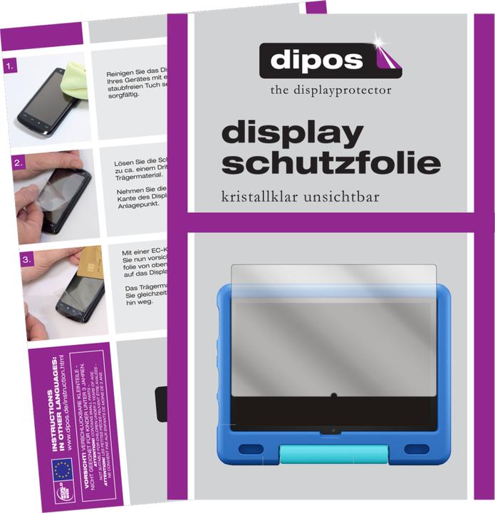 Produktbild Dipos Displayschutzfolie Crystalclear (2 Stück, Amazon Fire HD 10 Kids (2021))