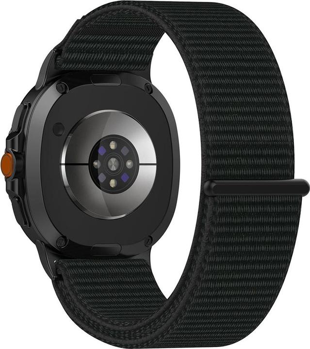 Actual product image Techsuit - Watchband (W054) - Samsung Galaxy Watch8 40mm/Watch8 44mm/Watch8 Classic/Ultra 2 - Black (Metal, Nylon)